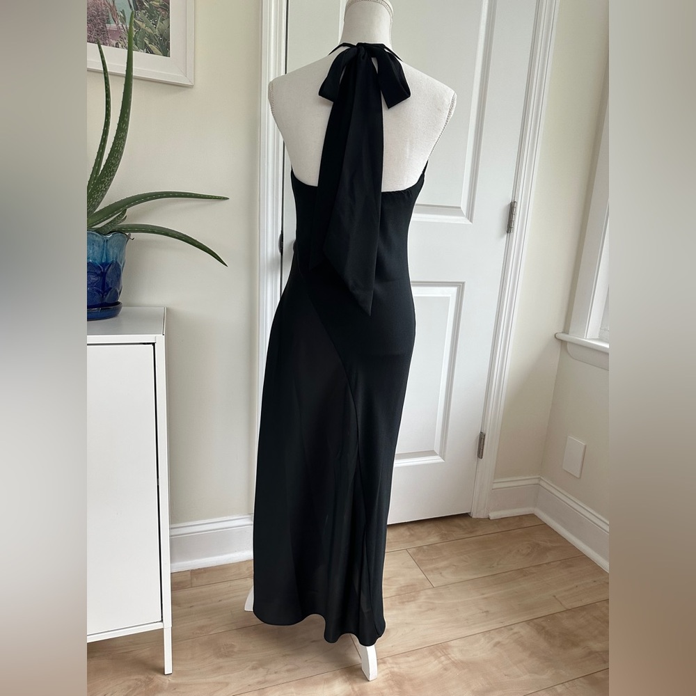 Cushnie Sleek Black Backless Dress - Picture 2 of 7